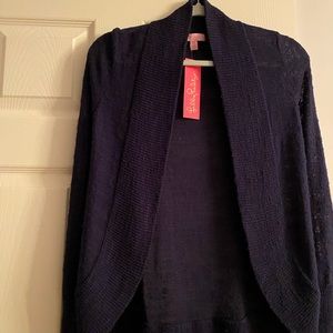 Lilly Pulitzer Almalie Sweater XXS. Navy Color. New!